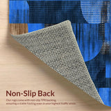 Contemporary Multi Tonal Geometric Style(Blue)