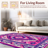 Retro Geometric Tribal Twist(Purple)