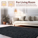 Minimalist Geometric ABC Learning Canvas(Black)