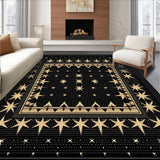 Chic Earthy Primitive Star(Black)