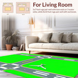 Stylish Air Travel Roadway Aesthetic(Green)