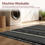 Elegant Tribal Geometric Tapestry(Beige)