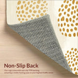 Abstract Animal Inspired Runner with Beige Spots(Beige)