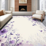 Artful Watercolor Petal Motif(Purple)