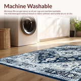 Luxurious Light Grey Geometric Design(Blue)