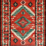 Elegant Abstract Red Motif(Red)
