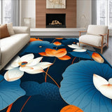 Tropical Floral Oasis Motif(Blue)