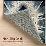 Evil Eye Ethnic Patterned Accent(Blue)