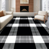 Elegant Transitional Plaid Appeal(Black)