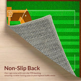 Child Friendly Vibrant Striped Display(Green)