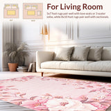 Cute Shaggy Contemporary Flair(Pink)