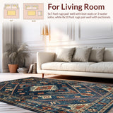 Distressed Earth Tone Elegance(Blue)