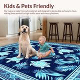 Tropical Turtle Geometric Delight(Blue)