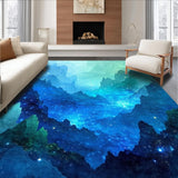 Artful Bright Galactic Landscape(Blue)