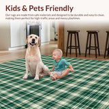 Chic Multi Colored Textile Harmony(Green)