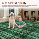 Vibrant Modern Plaid Fusion(Green)