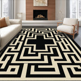 Elegant Black Beige Trellis Aesthetic(Beige)