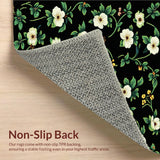 Lush Tropical Leaf Patterned Design(White)