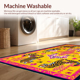 Vibrant Earth Tones Print(Yellow)