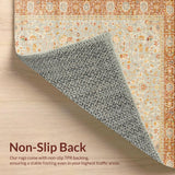 Rustic Light Brown Botanical Motif(Ivory)