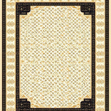 Art Deco Runner Beige/Dark Brown(Beige)