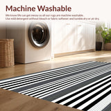 Artful Dual Tone Horizontal Lines(Black)
