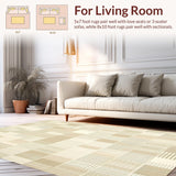 High Traffic Area Beige Durable Accent(Beige)