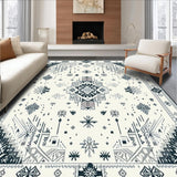 Modern Subtle Patterned Hide Accent(White)