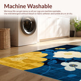 Navy Floral Rustic Charm(Blue)