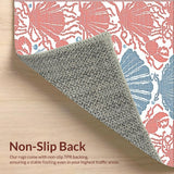 Modern Marine Inspired Patterned Accent(Red)