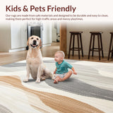 Modern Kitchen Non Slip Mats for Floor(Beige)