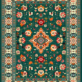 Earthy Toned Vintage Artistry(Green)