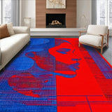 Abstract Figurative Colorful Composition(Red)