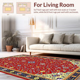 Artful Vintage Floral Display(Red)