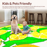 Vibrant Retro Geometric Delight(Yellow)