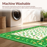 Luxurious Clover Print Elegance(Green)