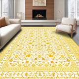 Modern Artistic Abstract Flourish(Yellow)