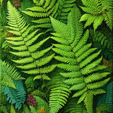 Serene Modern Textured Circle(Green)