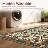 Chic Colorful Retro Motif(Ivory)