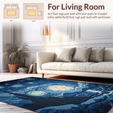 Minimalist Textured Round Accent(Blue)