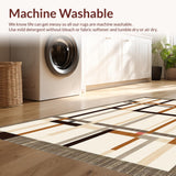 Modern Geometric Area Neutral Low Pile(Beige)