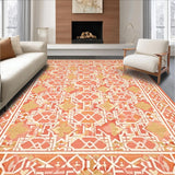 Artful Tiled Cultural Print(Pink)
