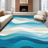Modern Coastal Coral Expression(Blue)