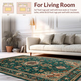 Ornate Vintage Medallion Motif(Green)