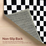 Mid Century Aesthetic Kids Room Furry Area(Black)