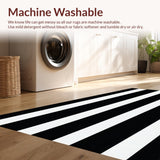 Modern Classic Symmetrical Stripes(Black)