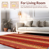 Chic Contemporary Crocodile Motif(Red)