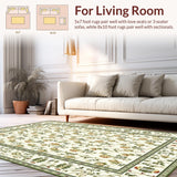 Elegant Sage Green Vintage Motif(Ivory)