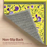 Lively Garden Inspired Entrance Mat(Yellow)