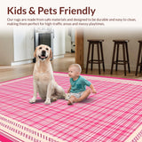 Trendy Playful Circular Motif(Pink)